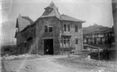 Casa Pagès en procés de construcció, 1928 (ACGAX. Fons Sadurní Brunet Pi. Foto Sadurní Brunet)