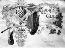 Proposta de cartell de Fires de Sant Narcís, de Girona, c. 1930