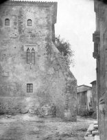 Vista parcial del castell de Sant Mori, 1946 (ACGAX. Fons Sadurní Brunet Pi. Autor: Sadurní Brunet)