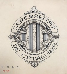 Proposta de logotip per a la Generalitat de Catalunya, 1928