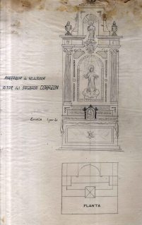 Projecte d'altar del Sagrat Cor de l’església de Sant Feliu, a Vilajuïga, 1941