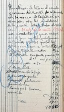Esborrany de factura dels treballs a l’antiga caserna de la Guàrdia Civil, 30.11.1918 (ACGAX. Fons Sadurní Brunet Pi. Dietaris)