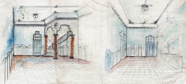 Projecte de reforma d'un interior sense localitzar, entre els anys 1913 i 1920