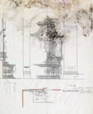 Projecte de l’altar del Sagrat Cor de l’església de Sant Jaume de Llierca, 1947