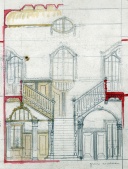 Projecte de reforma d'una casa sense identificar a Barcelona, entre els anys 1909 i 1912
