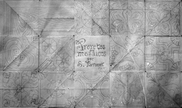 Projecte de mosaics, 1915