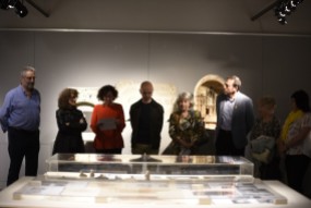 Inauguració i visita guiada exposició Sadurní Brunet, 19.5.2018 (Foto: Jordi Ferrarons)
