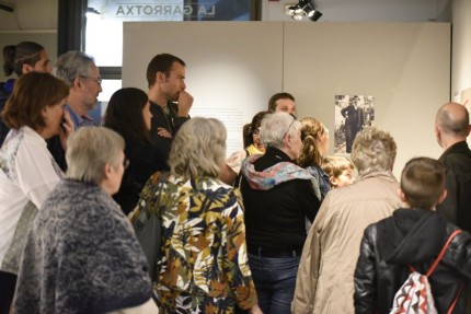 Inauguració i visita guiada exposició Sadurní Brunet, 19.5.2018 (Foto: Jordi Ferrarons)