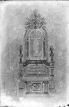 Reproducció del projecte de l’altar de la Puríssima de l'església de Sant Maurici, a Sant Mori, 1946 (ACGAX. Fons Sadurní Brunet Pi. Autor: Sadurní Brunet)