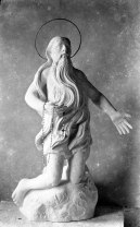 Figura de Sant Onofre, abans de ser repintada, 1944 (ACGAX. Fons Sadurní Brunet Pi. Autor: Sadurní Brunet)